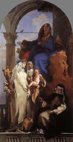 The Virgin Appearing to Dominican Saints